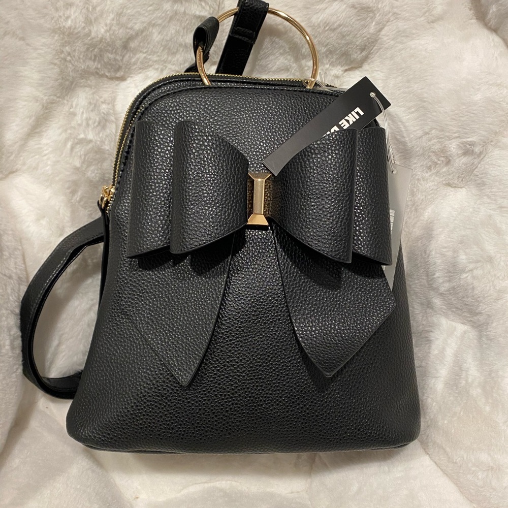 "LIKE DREAMS" Black Backpack